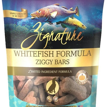 ZIGGY BARS DOG BISCUIT WHITEFISH FORMULA TREATS 12OZ